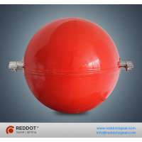 Daylight Aerial/Aircraft Warning Sphere/spherical marker with Reflective tape